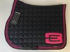 Hoppschabrak med rosa E-logga svart
