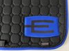 Hoppschabrak med Royalblå E-logga